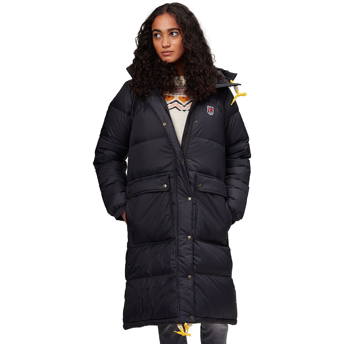 Image of Fjallraven Expedition Long Down Parka - Women's Black, M
