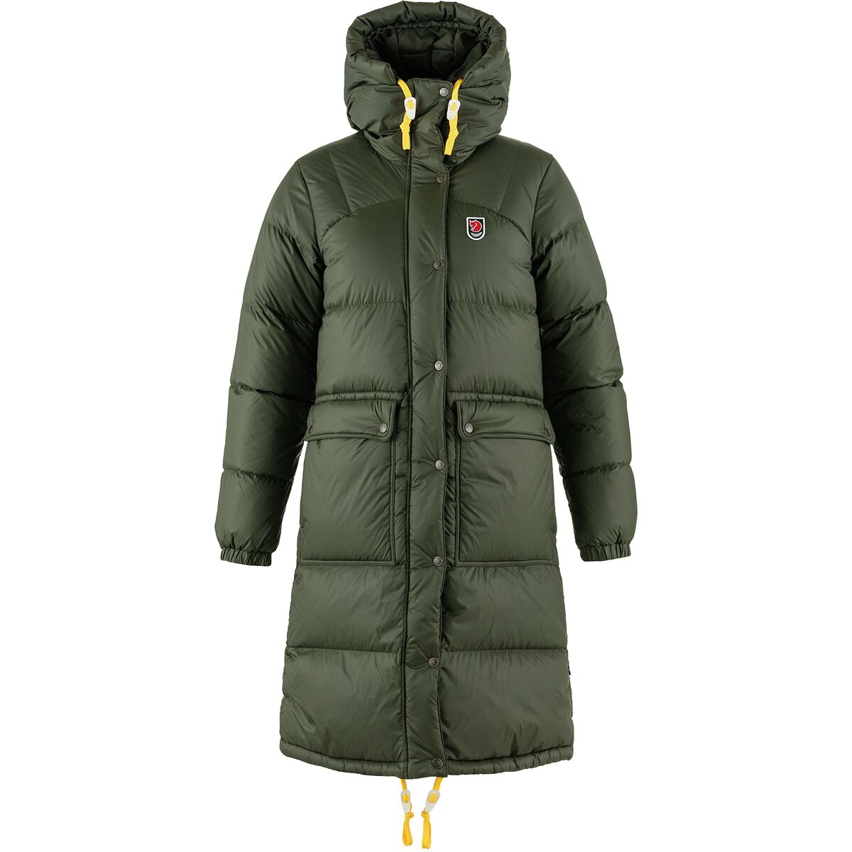Image of Fjallraven Expedition Long Down Parka - Women's Deep Forest, L