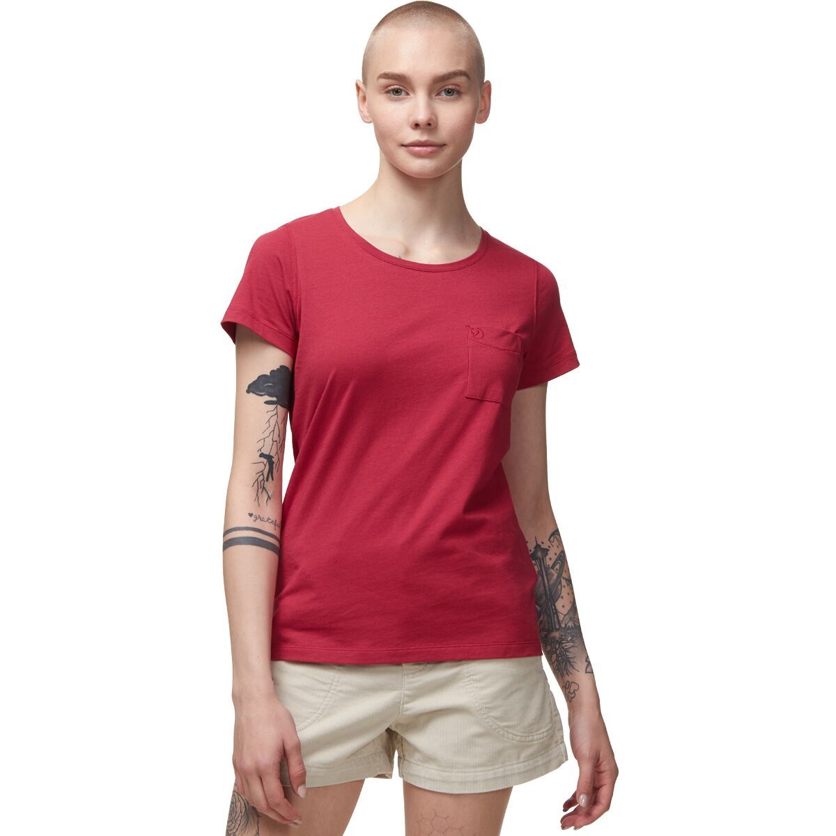 Fjallraven Ovik T-Shirt - Women's Raspberry Red, S