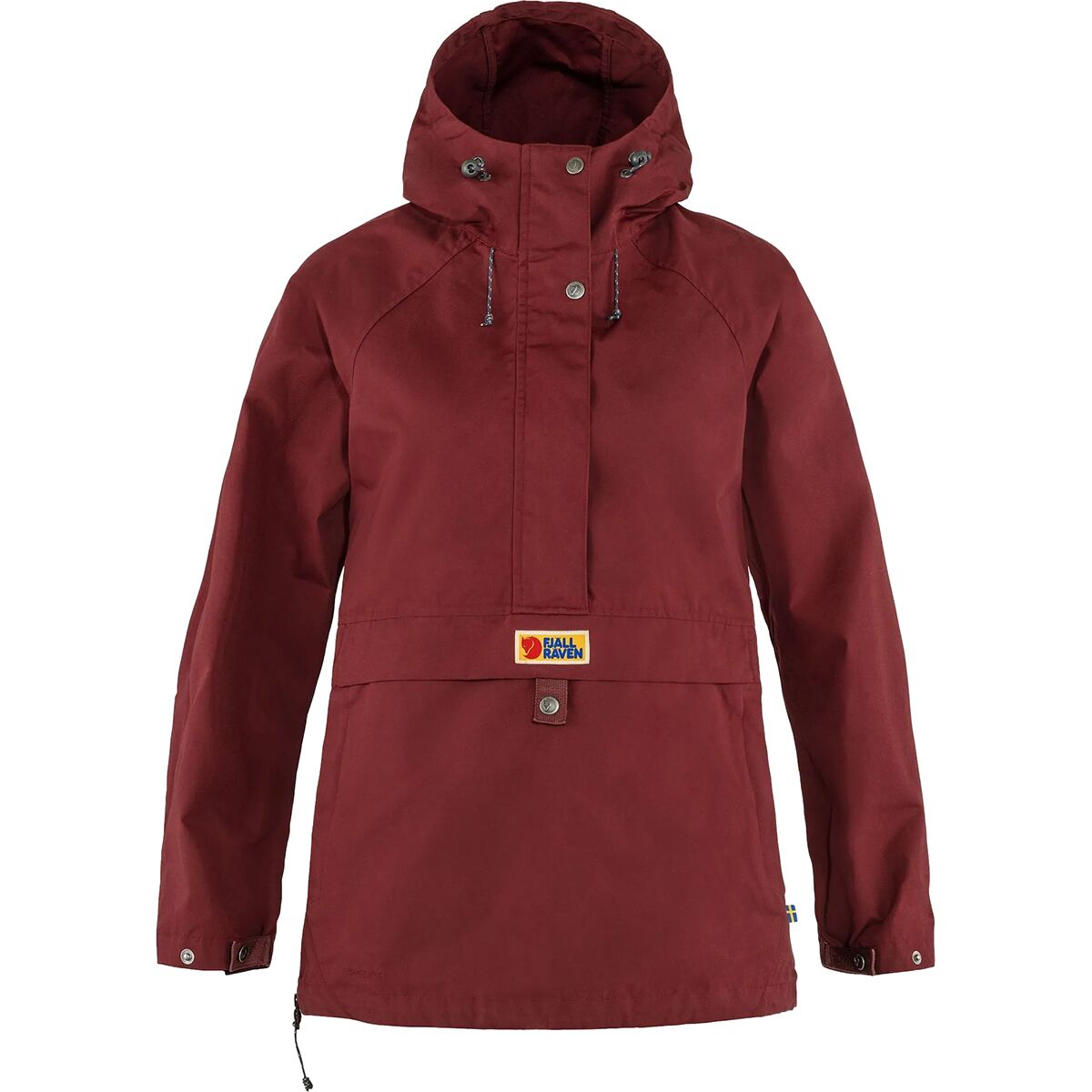Image of Fjallraven Vardag Anorak Jacket - Women's Bordeaux Red, M