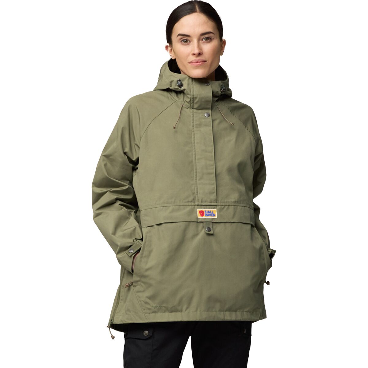 Image of Fjallraven Vardag Anorak Jacket - Women's Green, M