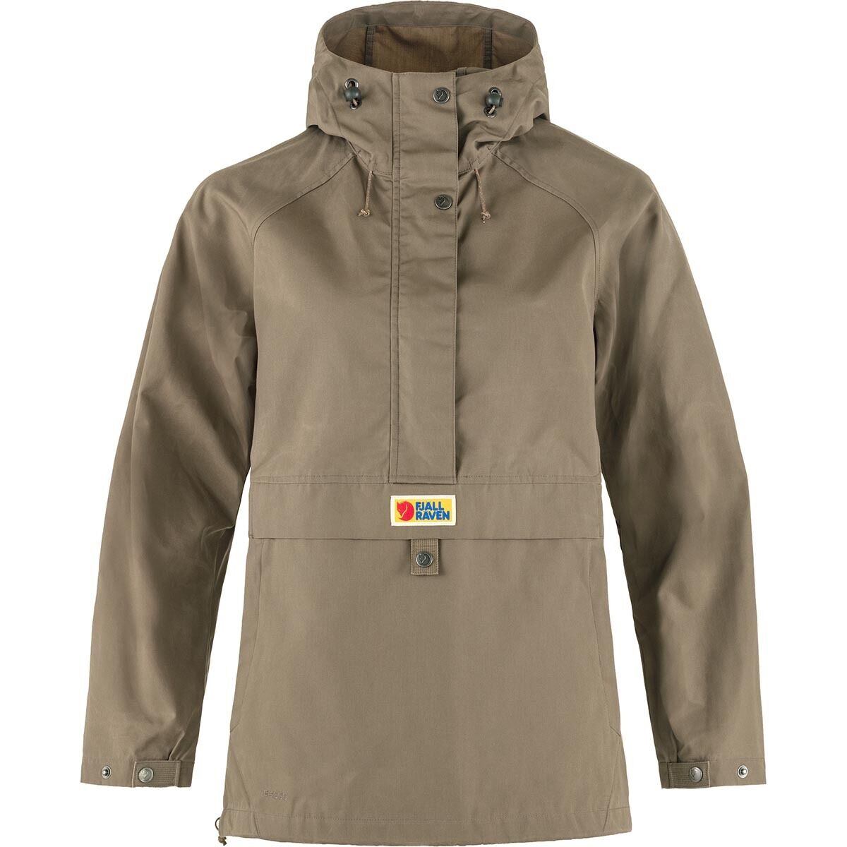 Image of Fjallraven Vardag Anorak Jacket - Women's Suede Brown, M