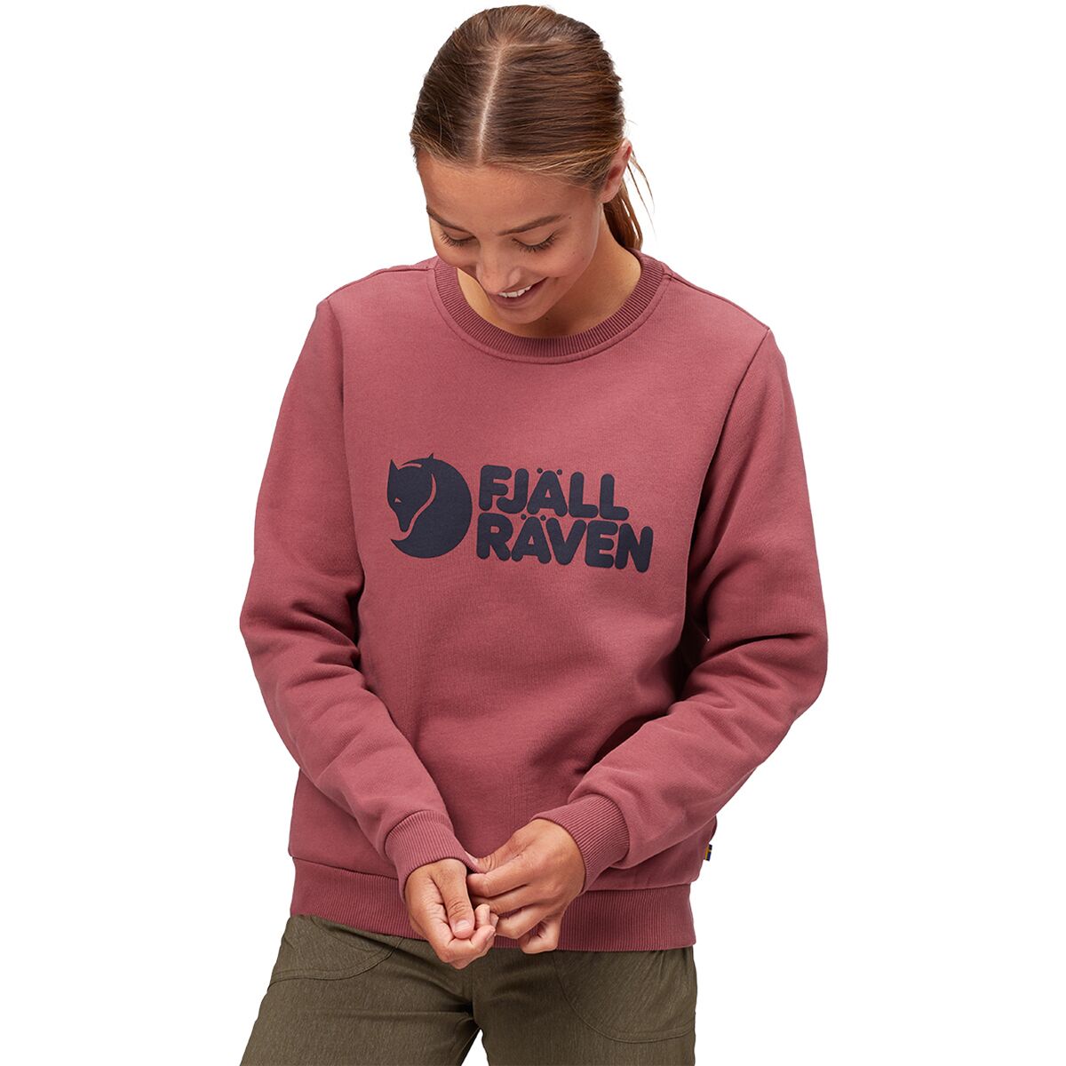 Image of Fjallraven Logo Sweater - Women's Mesa Purple, XS