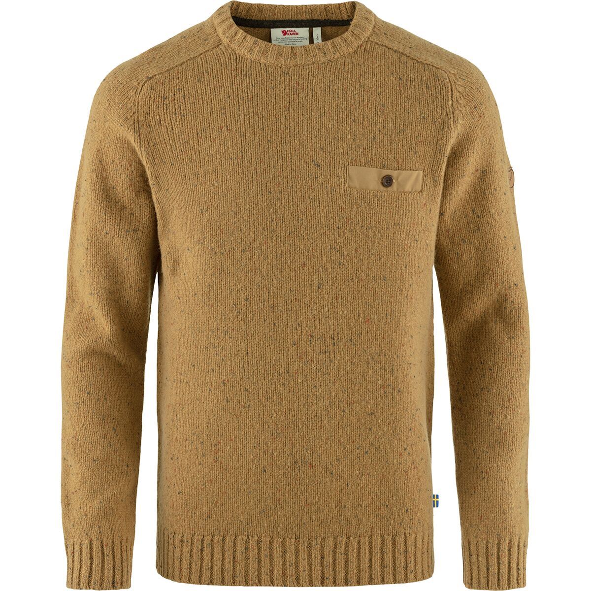 Fjallraven Lada Round-Neck Sweater - Men's Buckwheat Brown, S