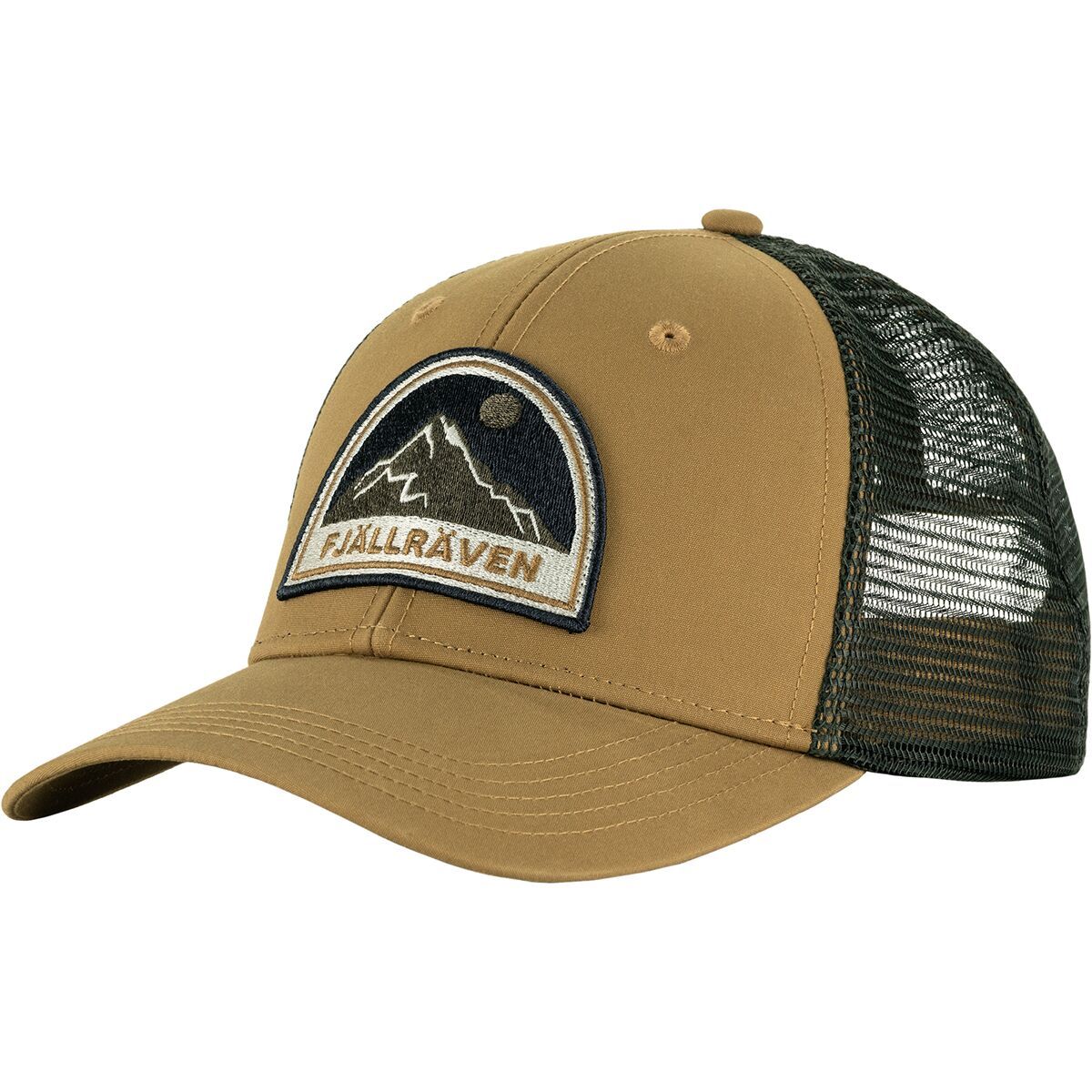 Image of Fjallraven Badge Langtradarkeps Trucker Hat Buckwheat Brown, S/M