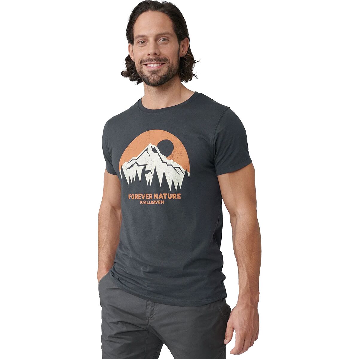 Image of Fjallraven Nature T-Shirt - Men's Dark Navy, XL