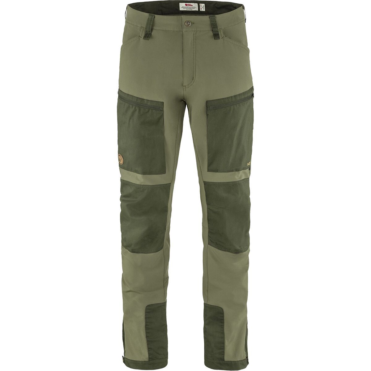 Image of Fjallraven Keb Agile Regular Trouser - Men's Laurel Green/Deep Forest, US 42/EU 58