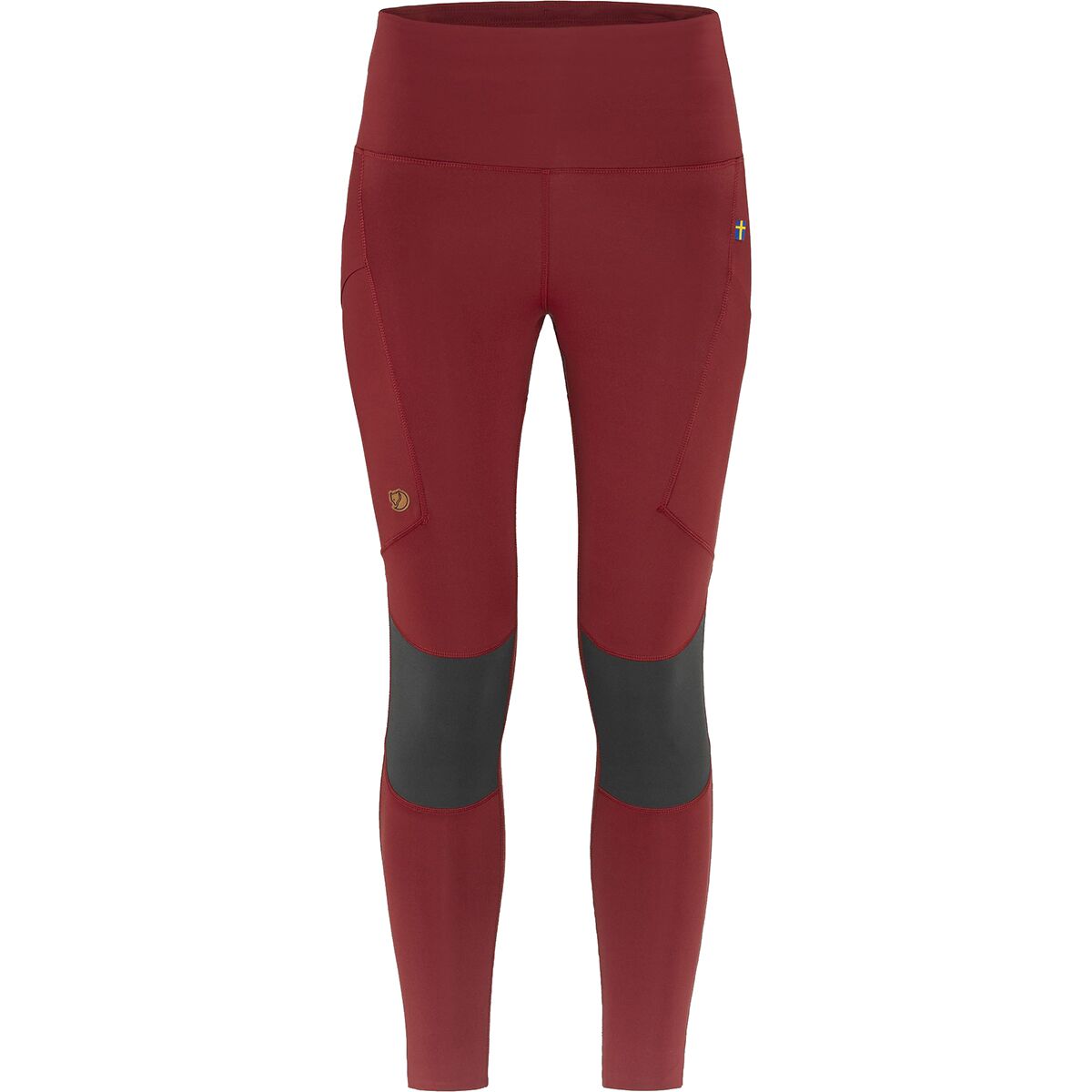 Image of Fjallraven Abisko Pro Trekking Tight - Women's Pomegranate Red/Iron Grey, S