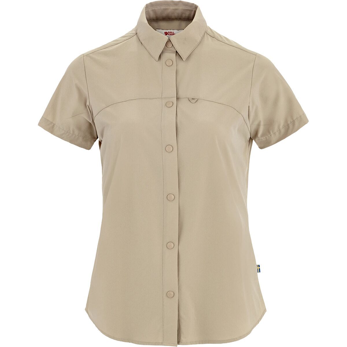 Image of Fjallraven High Coast Lite Short-Sleeve Shirt - Women's Fossil, M