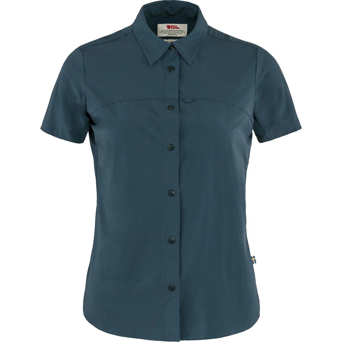 Image of Fjallraven High Coast Lite Short-Sleeve Shirt - Women's Navy, XS