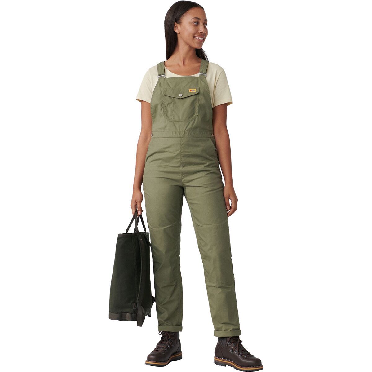 Fjallraven Vardag Dungaree Trouser - Women's Green, XS