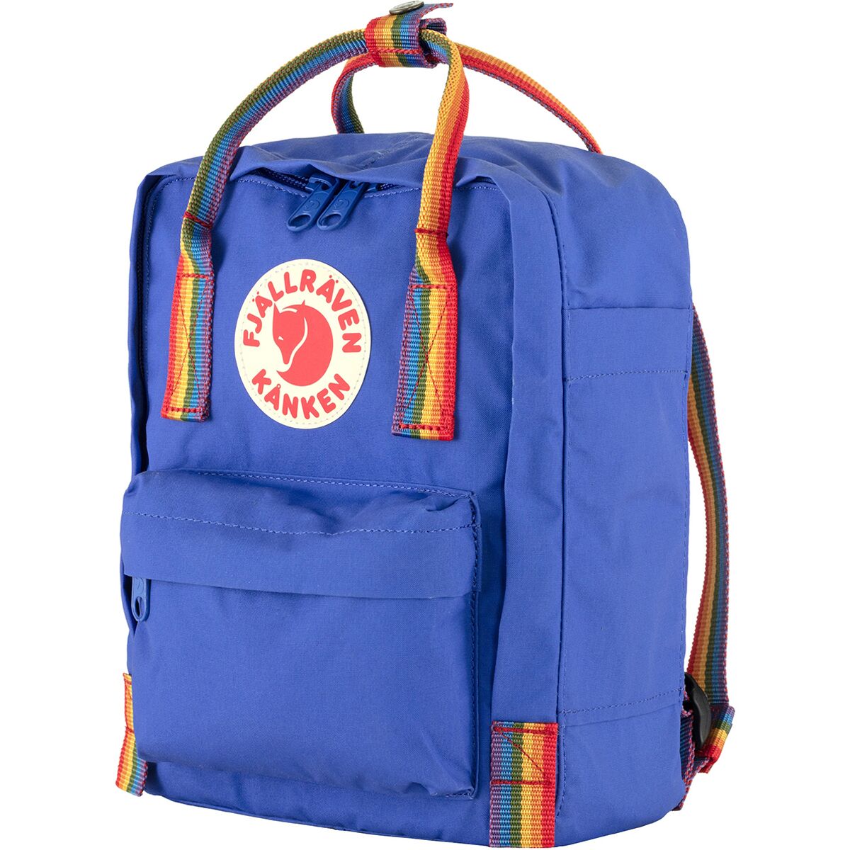 Fjallraven Kanken Rainbow Mini - Ox Red-Rainbow Pattern - One Size