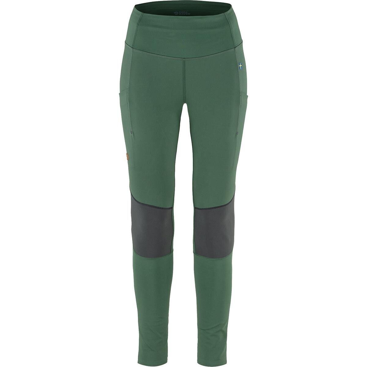 Image of Fjallraven Abisko Varm Trekking Tight - Women's Deep Patina/Iron Grey, XS