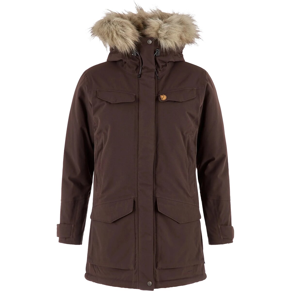Image of Fjallraven Nuuk Insulated Parka - Women's Black Oak, L