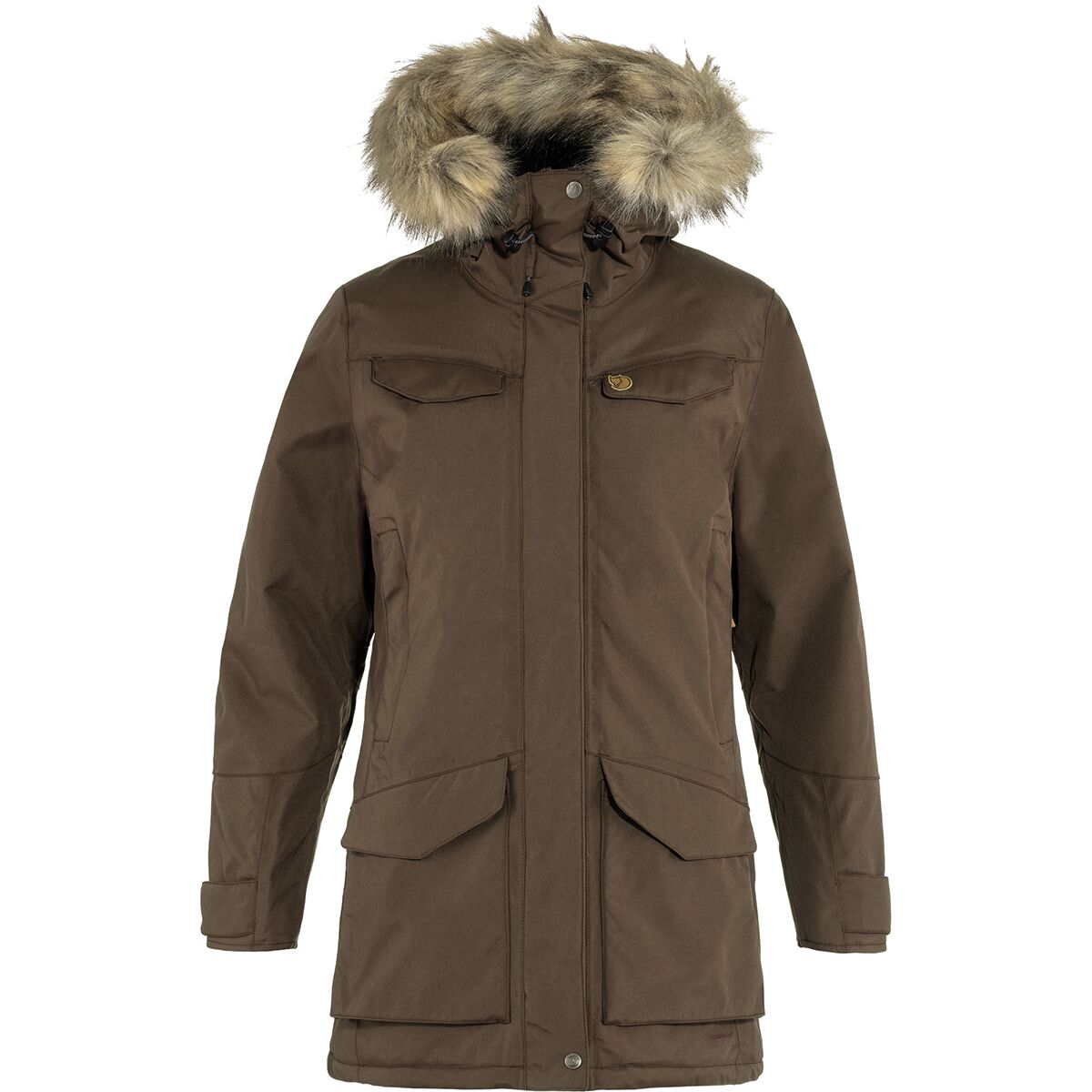 Image of Fjallraven Nuuk Insulated Parka - Women's Dark Oak, XS