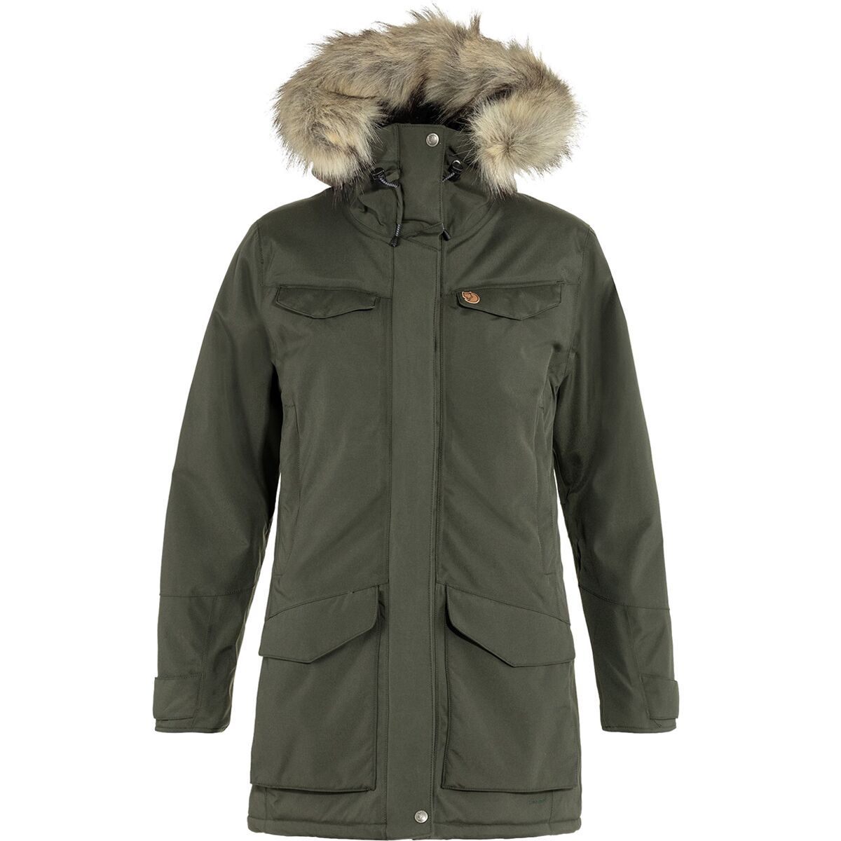 Image of Fjallraven Nuuk Insulated Parka - Women's Deep Forest, L