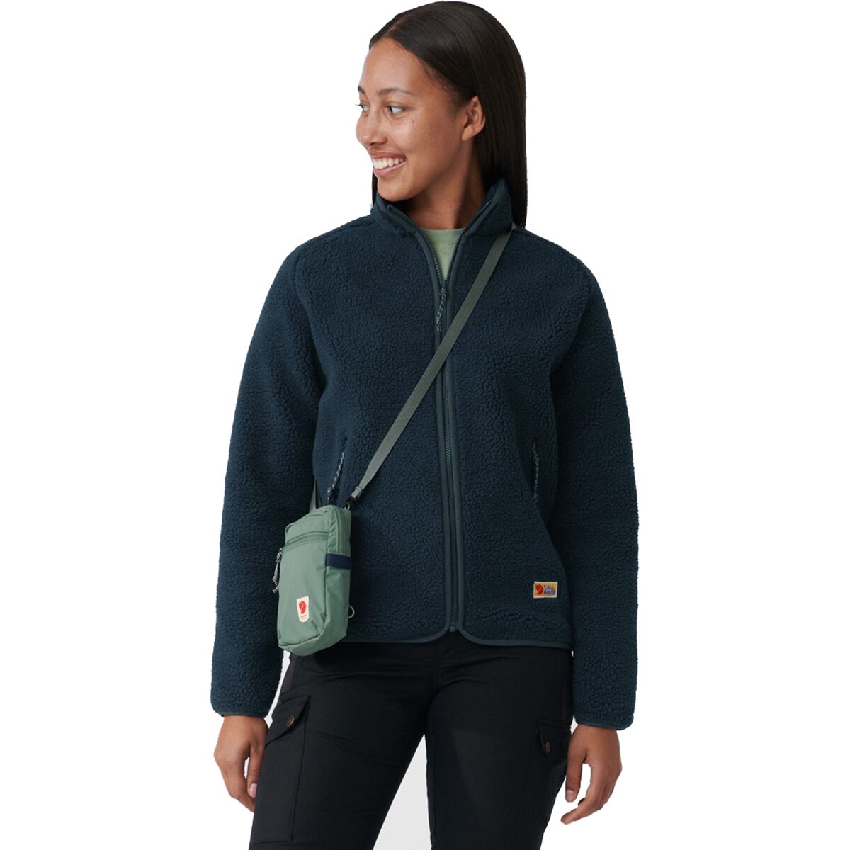Image of Fjallraven Vardag Pile Fleece - Women's Navy, M