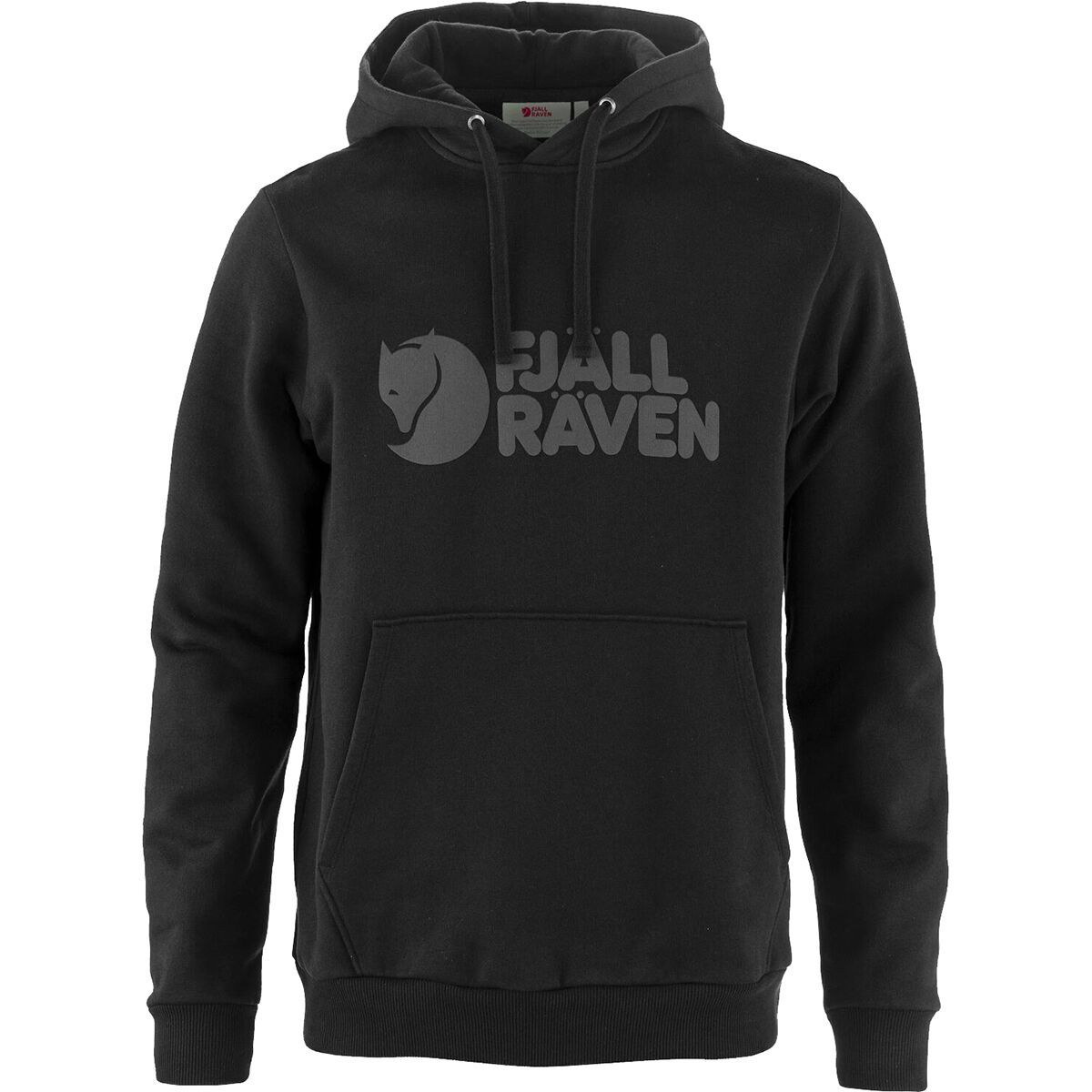 Image of Fjallraven Logo Hoodie - Men's Black, L