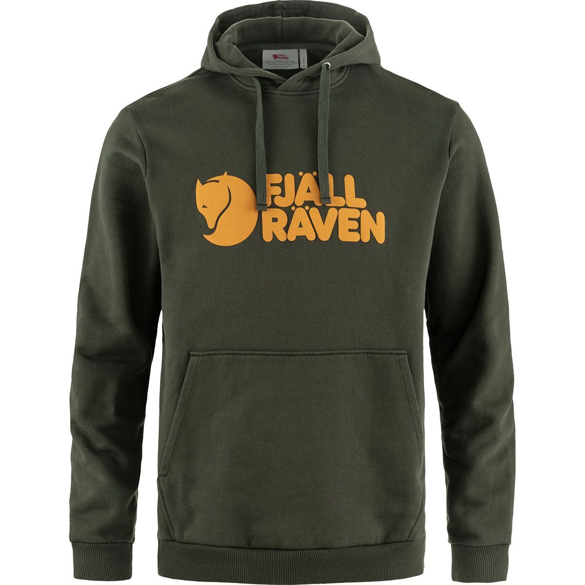 Image of Fjallraven Logo Hoodie - Men's Deep Forest, L