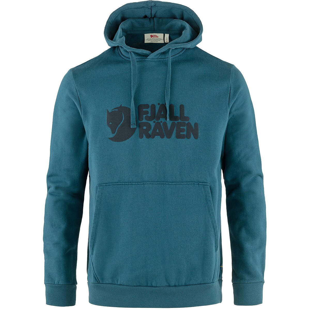 Image of Fjallraven Logo Hoodie - Men's Deep Sea, S
