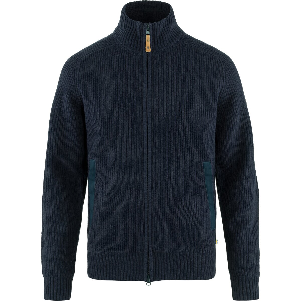 Image of Fjallraven Ovik Knit Zip Cardigan - Men's Dark Navy, M