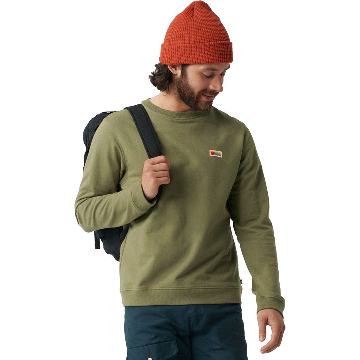 Image of Fjallraven Vardag Sweater - Men's Green, XL
