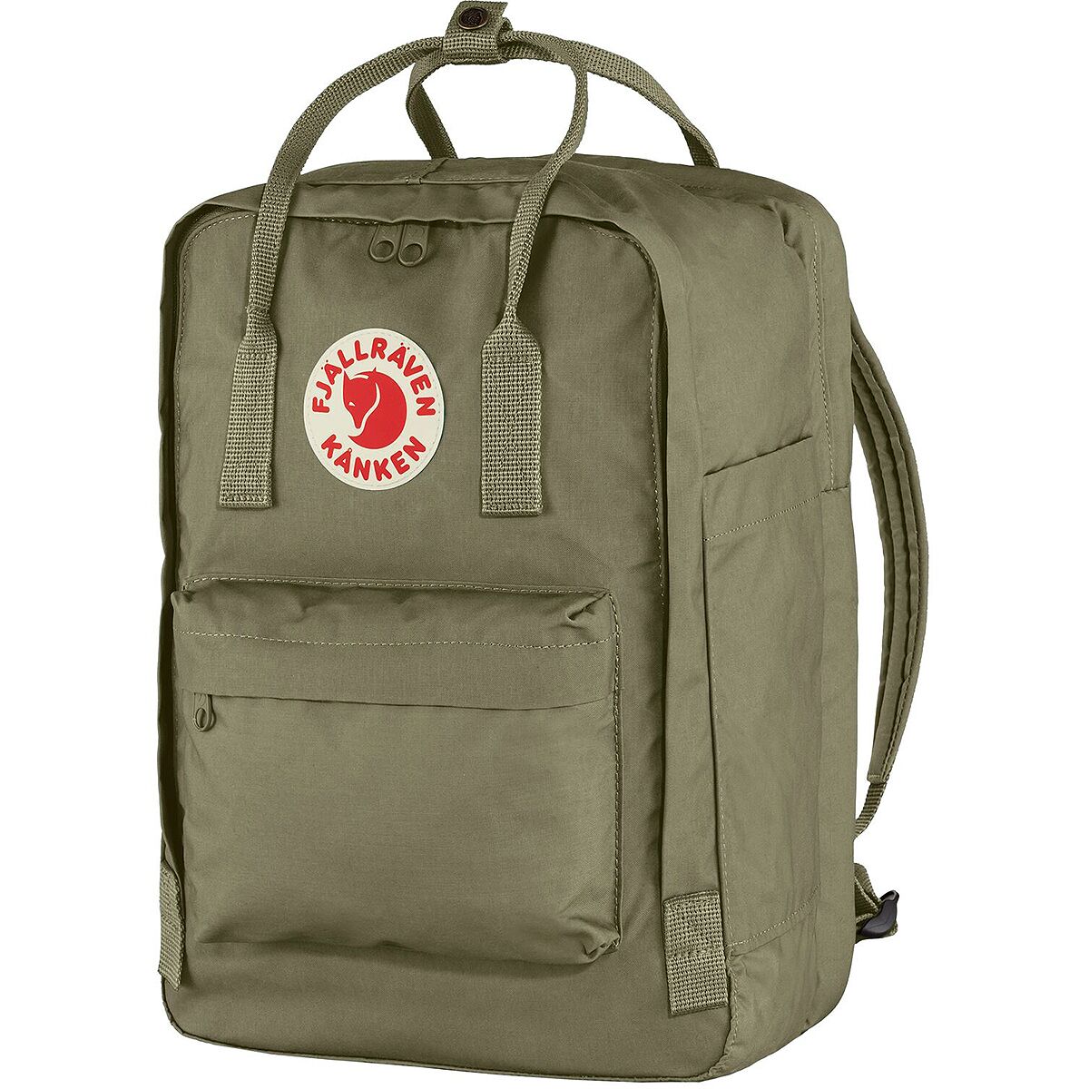 Fjallraven Kanken 15in Laptop Backpack Green, One Size