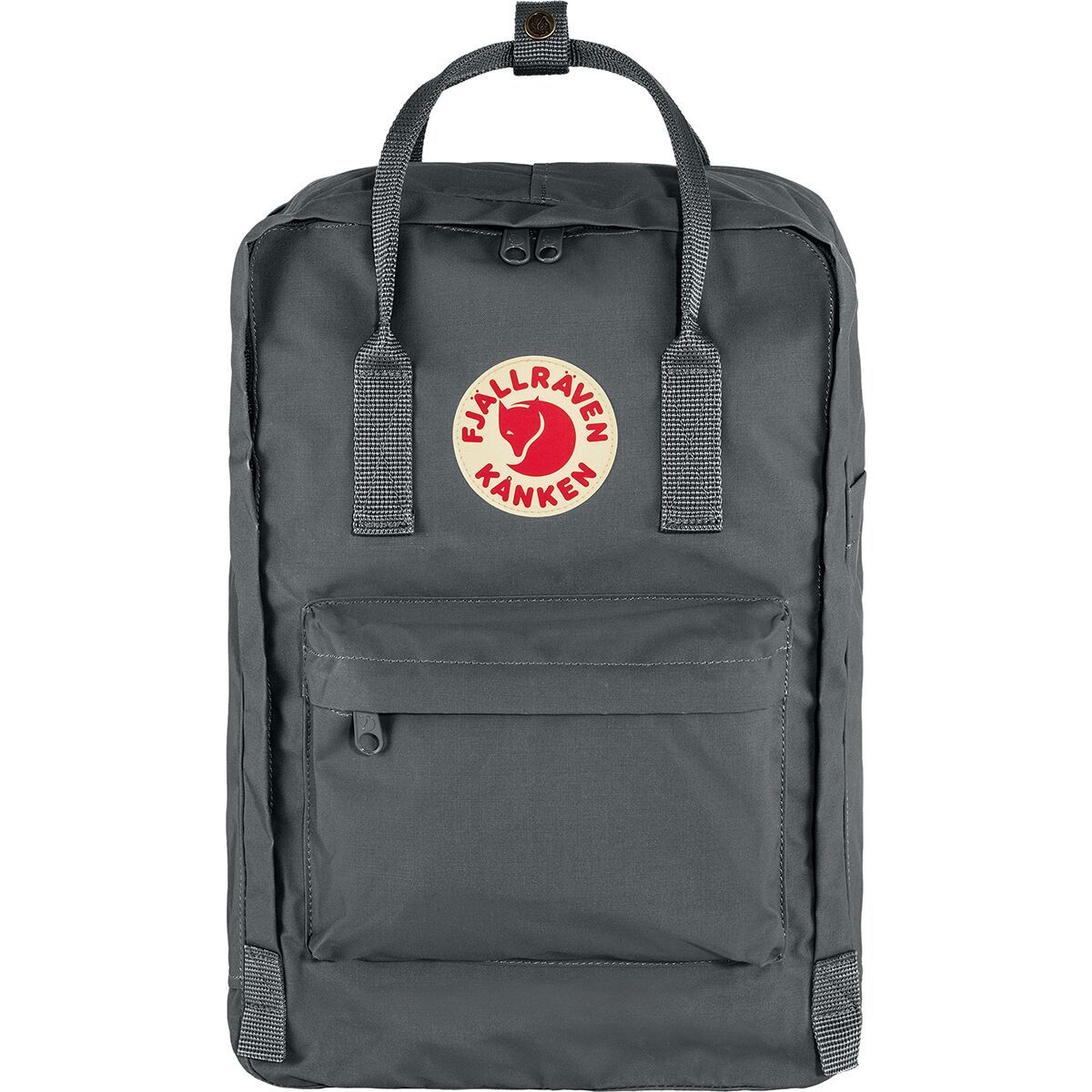 Fjallraven Kanken 15in Laptop Backpack Super Grey
