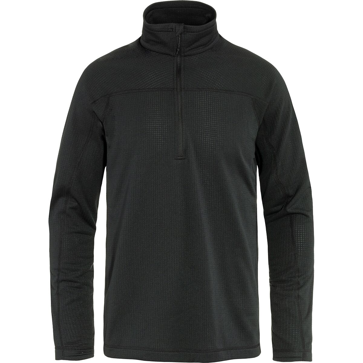 Image of Fjallraven Abisko Lite Fleece 1/2-Zip - Men's Black, L