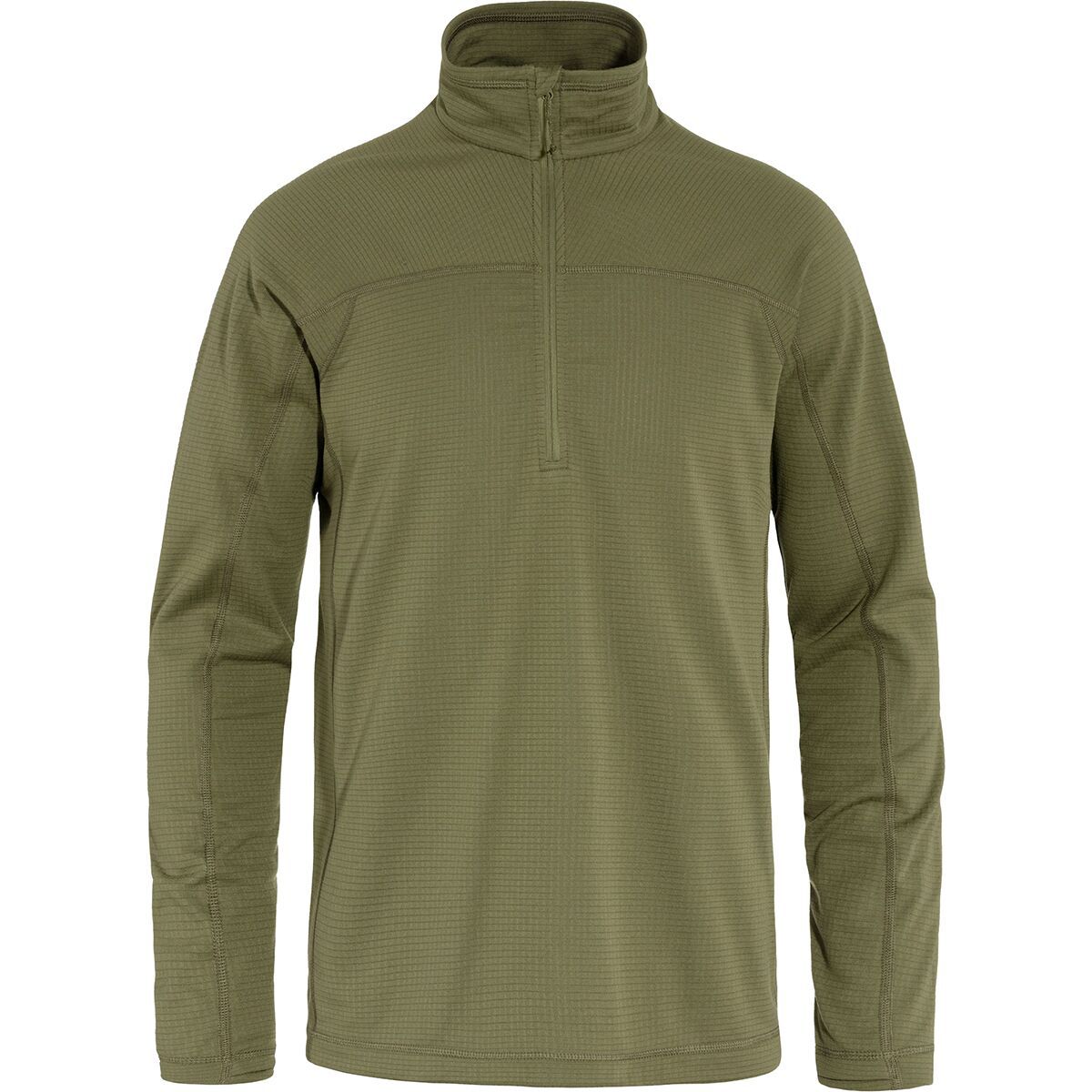 Image of Fjallraven Abisko Lite Fleece 1/2-Zip - Men's Green, L