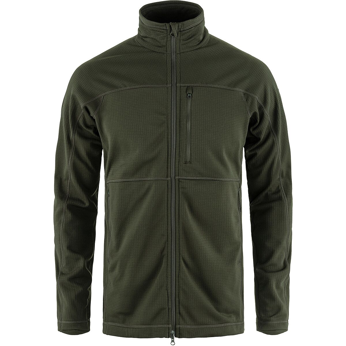 Image of Fjallraven Abisko Lite Fleece Jacket - Men's Deep Forest, L