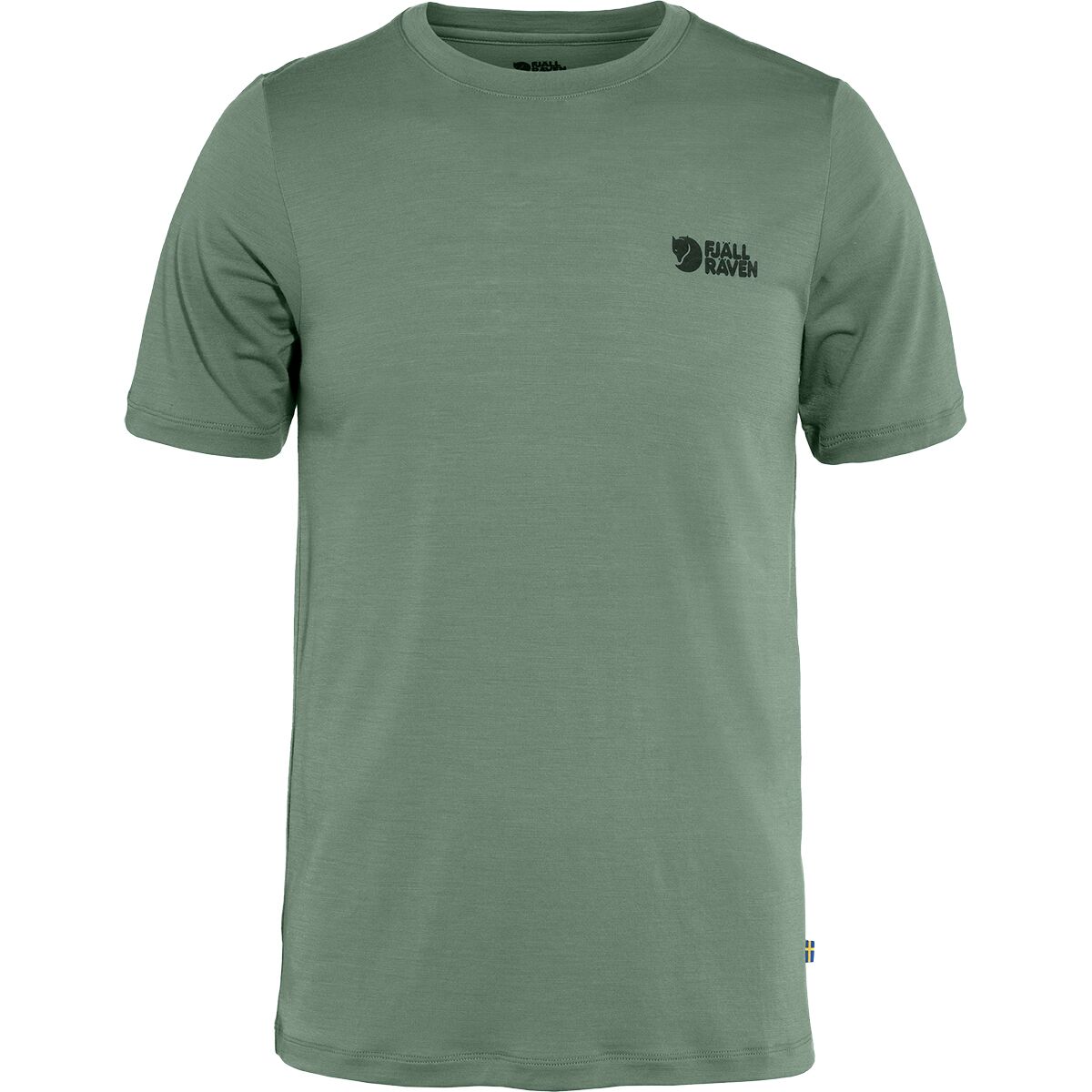 Fjallraven Fjallraven Abisko Wool Logo Short-Sleeve T-Shirt - Men's Patina Green, S