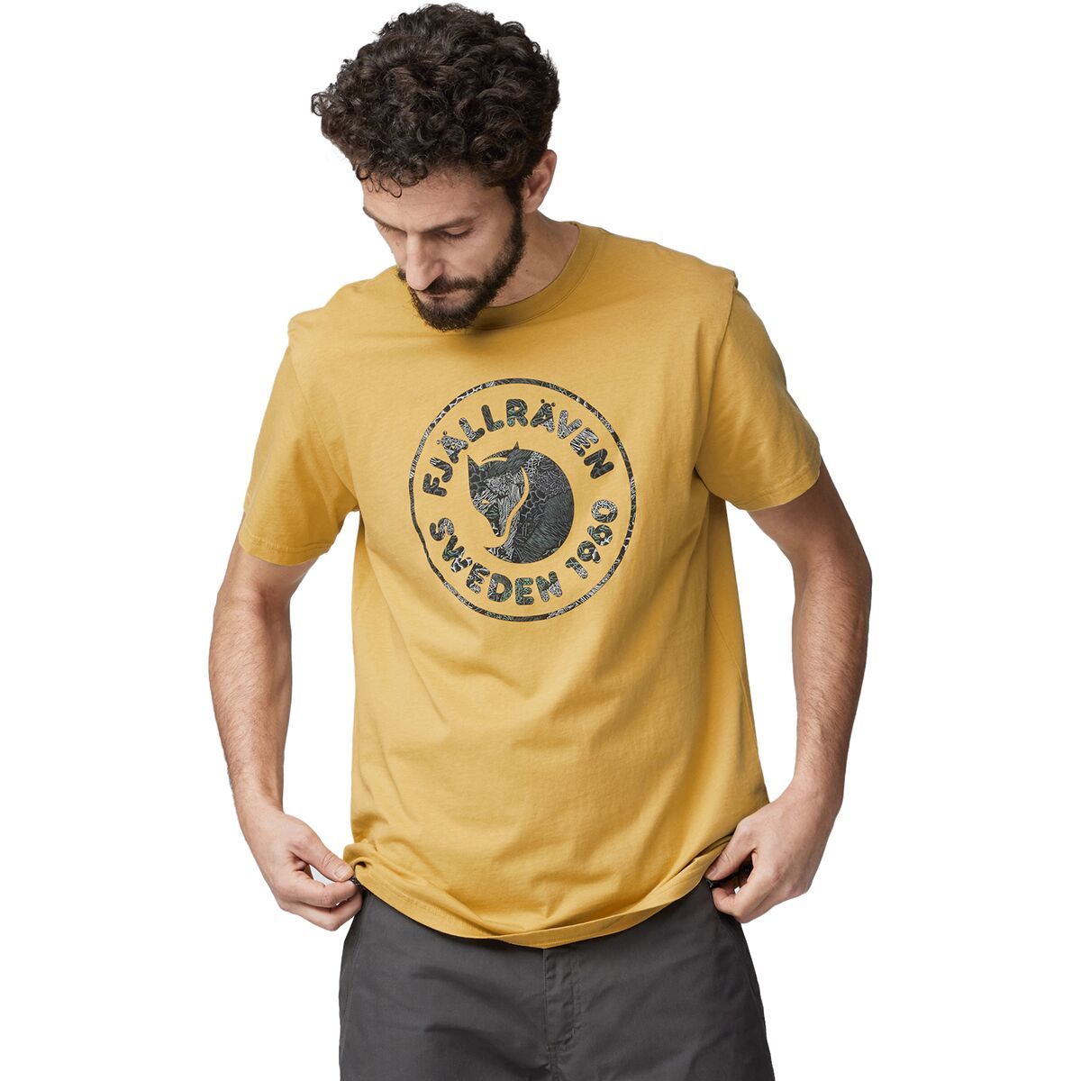Fjallraven Kanken Art T-shirt - Men's Kantarell, S