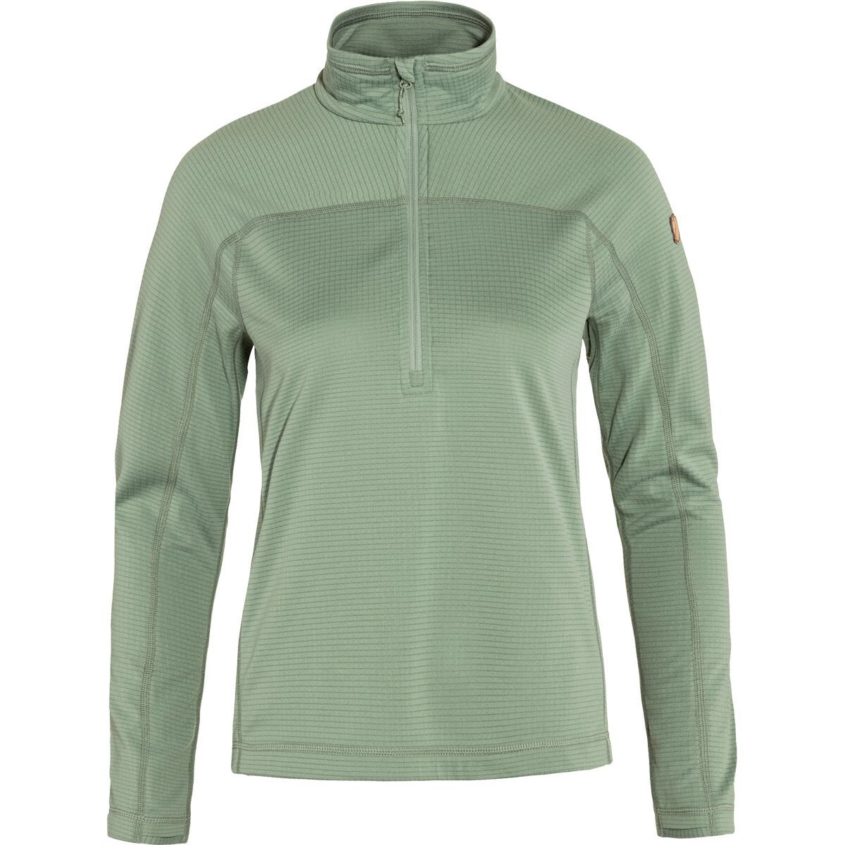Image of Fjallraven Abisko Lite Fleece 1/2-Zip - Women's Misty Green, XS