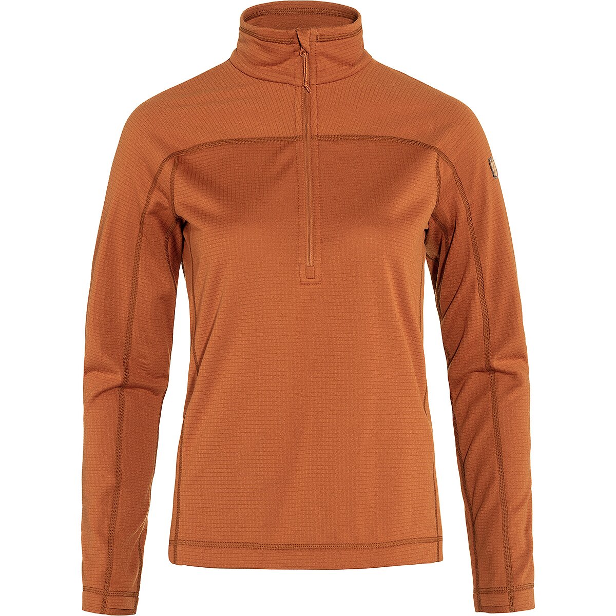 Image of Fjallraven Abisko Lite Fleece 1/2-Zip - Women's Terracotta Brown, XS