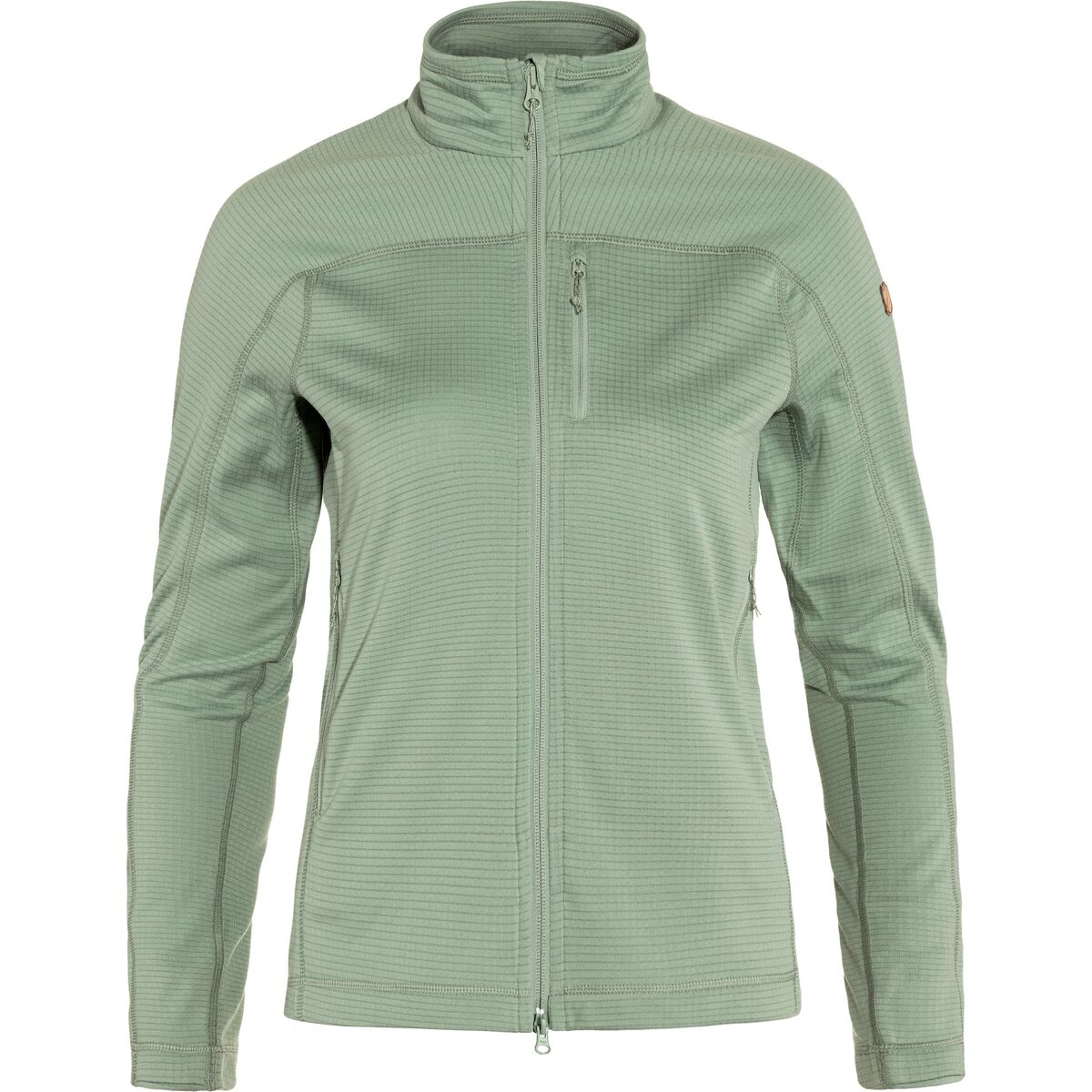 Image of Fjallraven Abisko Lite Fleece Jacket - Women's Misty Green, M