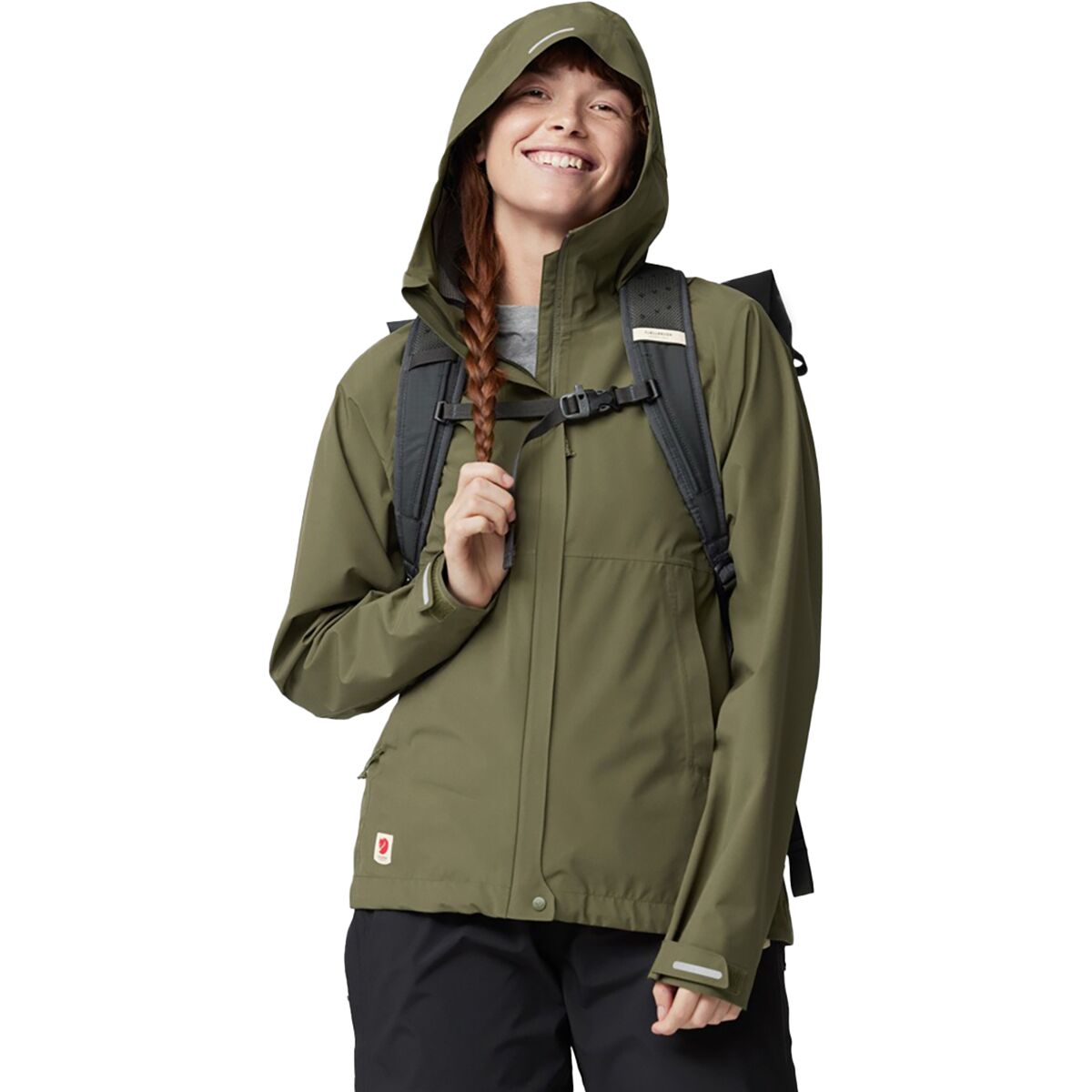 Image of Fjallraven High Coast Hydratic Trail Jacket - Women's Laurel Green, L