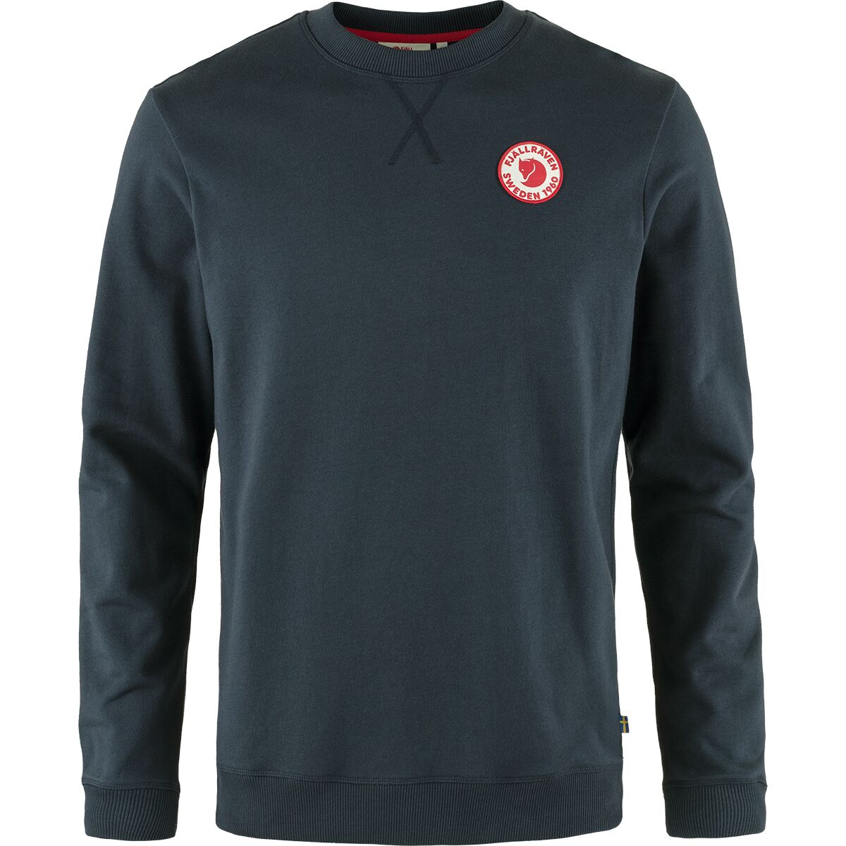 Image of Fjallraven 1960 Logo Badge Sweater - Men's Dark Navy, XXL