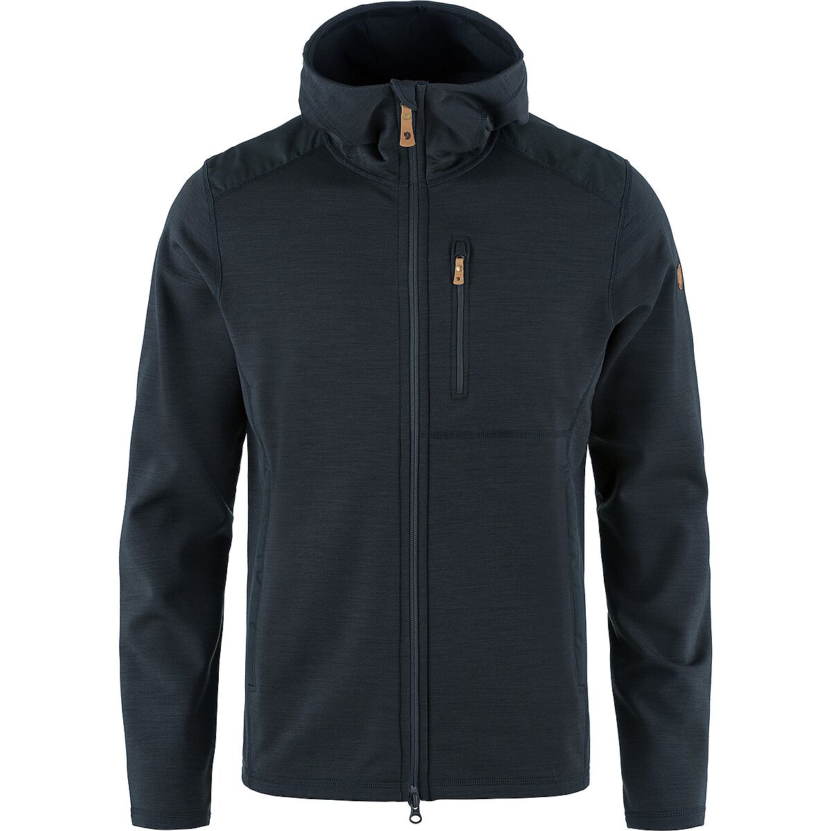 Image of Fjallraven Keb Fleece Hooded Jacket - Men's Dark Navy, XXL