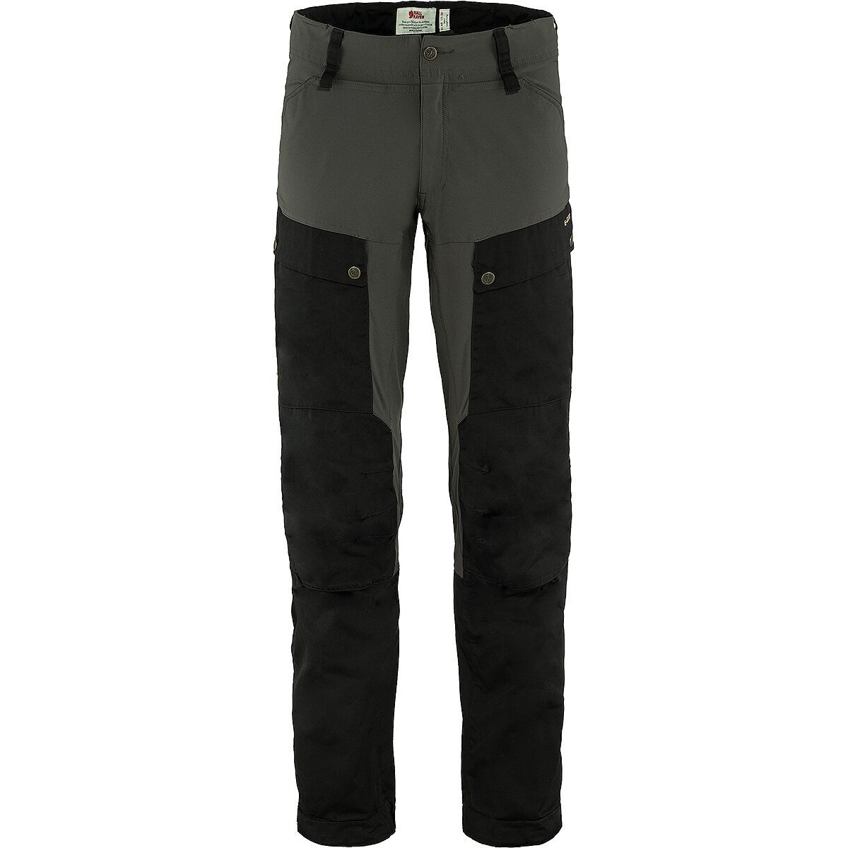 Fjallraven Keb Trouser - Men's Black/Stone Grey, US 38/EU 54