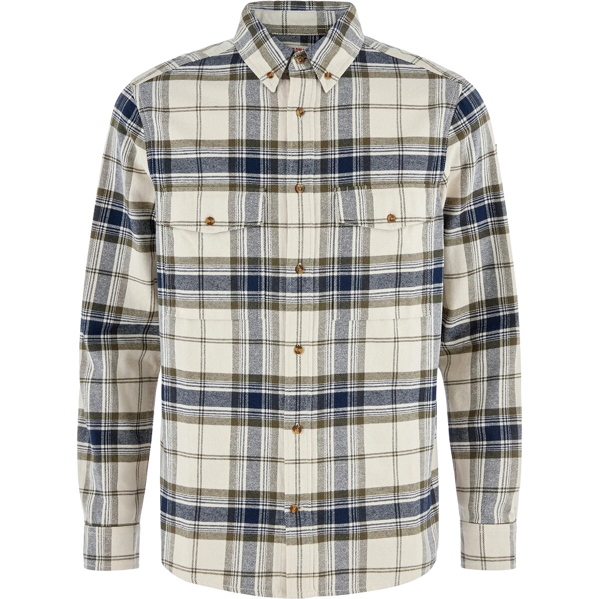 Image of Fjallraven Ovik Twill Shirt - Men's Chalk White/Dark Navy, S