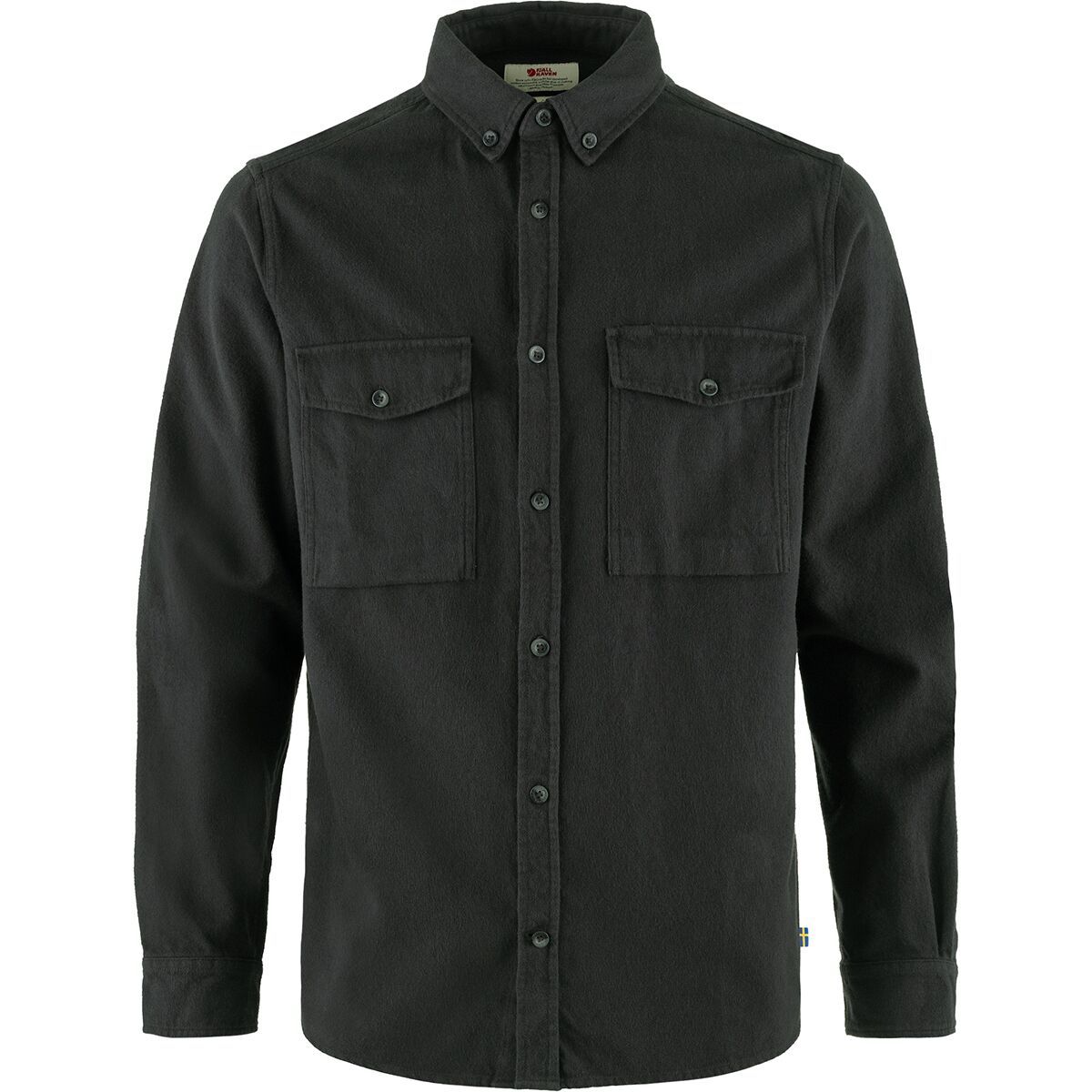 Image of Fjallraven Ovik Twill Shirt - Men's Dark Grey/Dark Grey, M