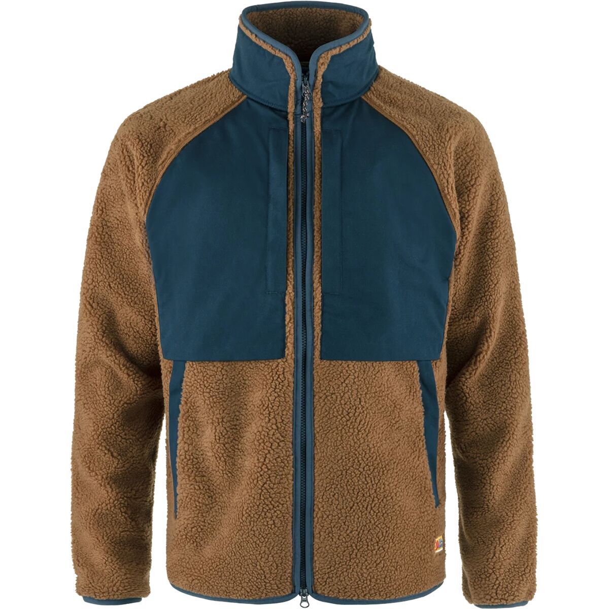 Fjallraven Vardag Pile Jacket - Men's Chestnut/Navy, S