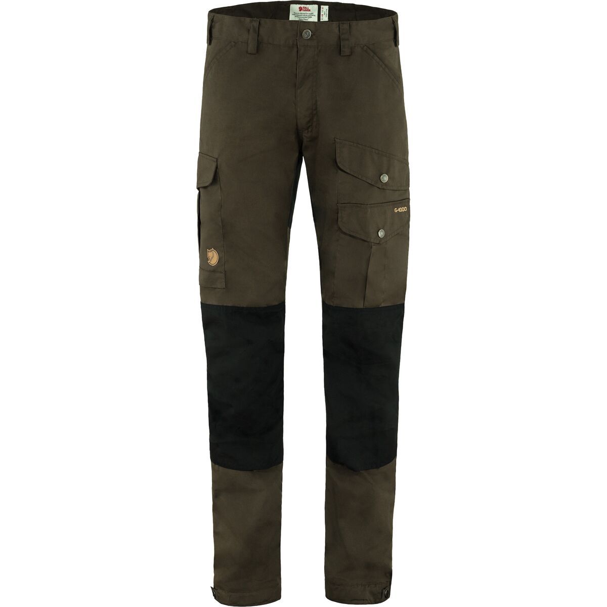 Image of Fjallraven Vidda Pro Trouser - Men's Dark Olive/Black, US 34/EU 50