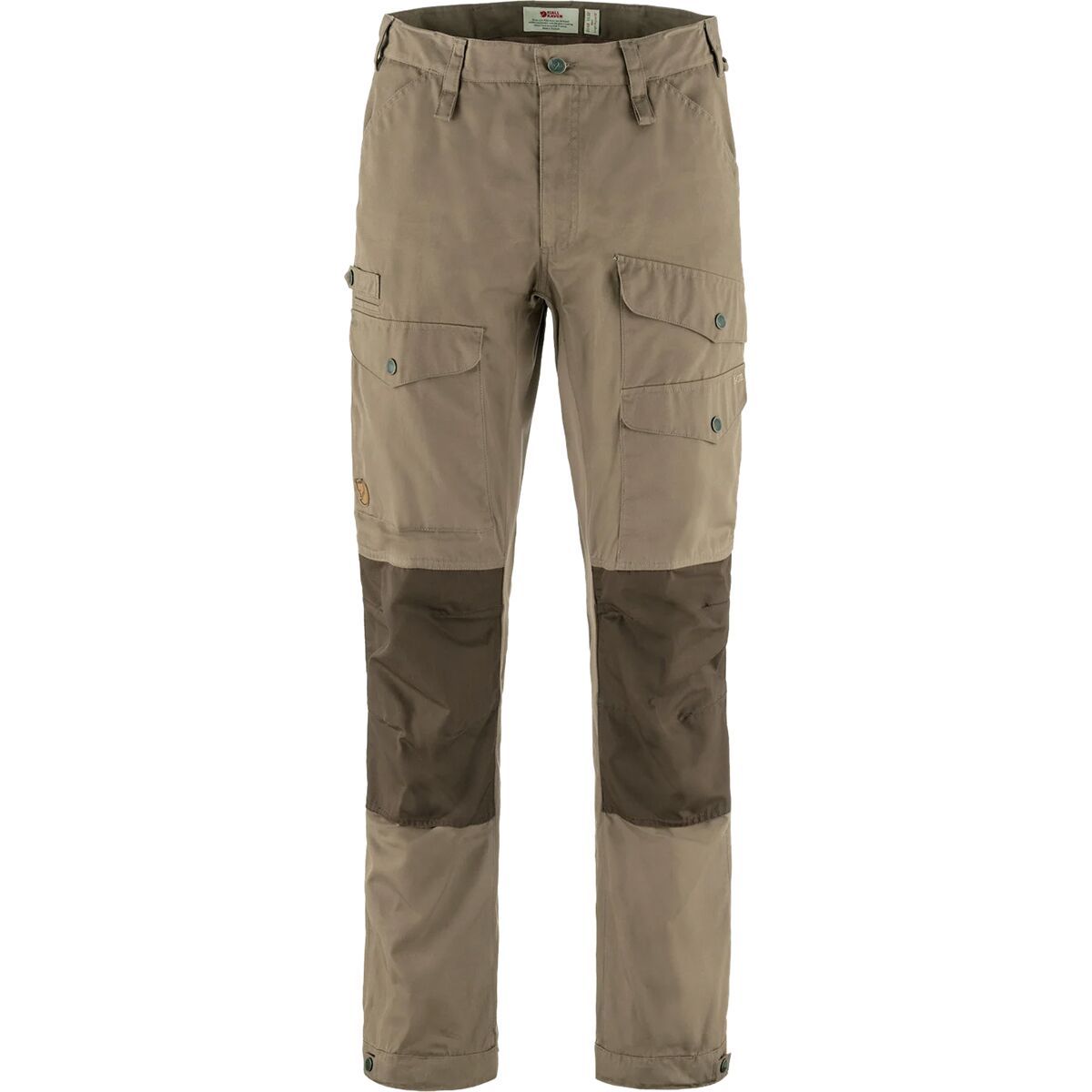 Image of Fjallraven Vidda Pro Ventilated Trouser - Men's Suede Brown/Dark Olive, US 38/EU 54