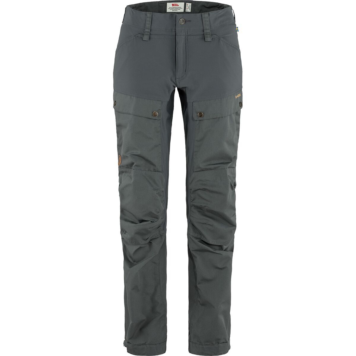 Image of Fjallraven Keb Curved Trouser - Women's Basalt, US 8/EU 40/Reg