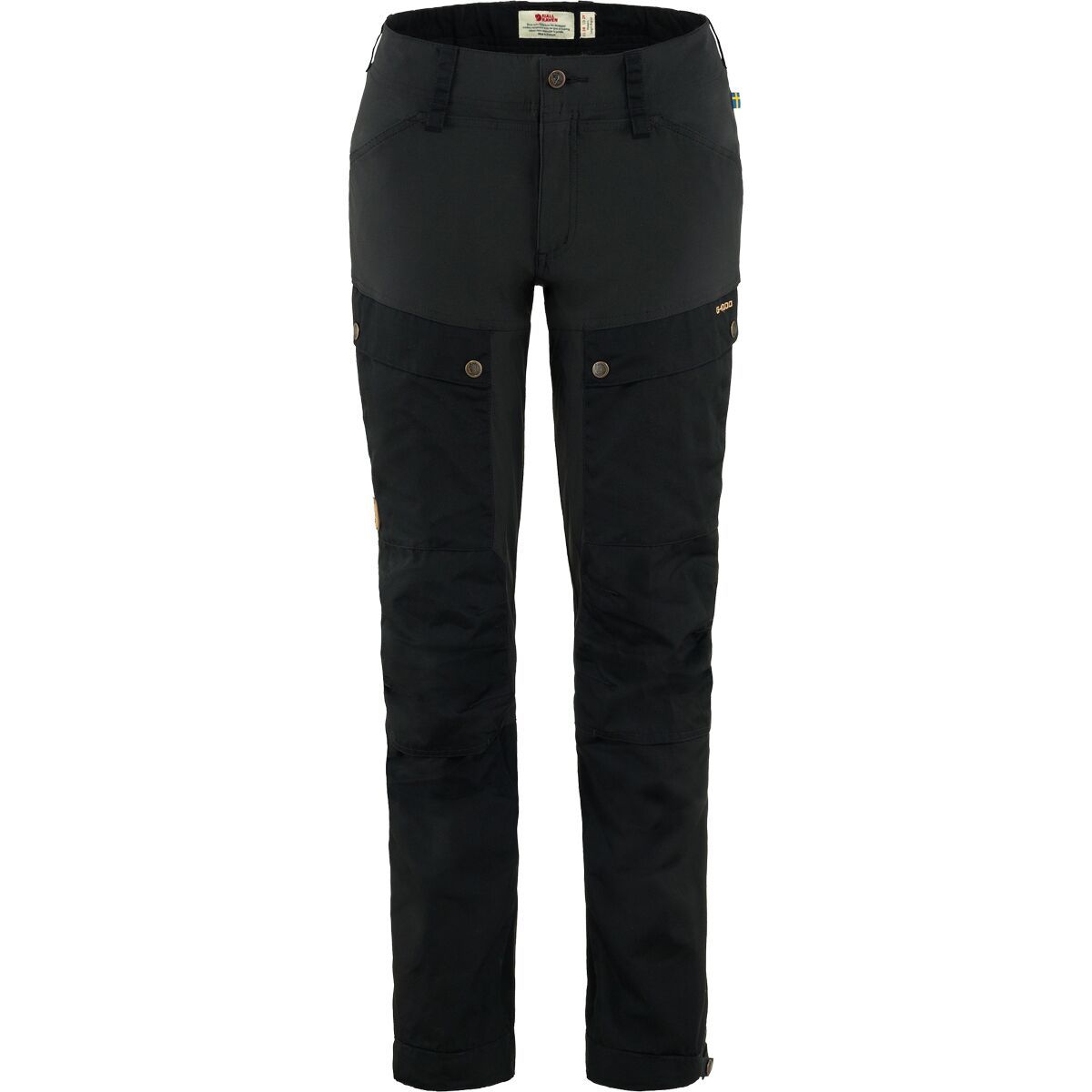 Image of Fjallraven Keb Curved Trouser - Women's Black, US 10/EU 42/Reg