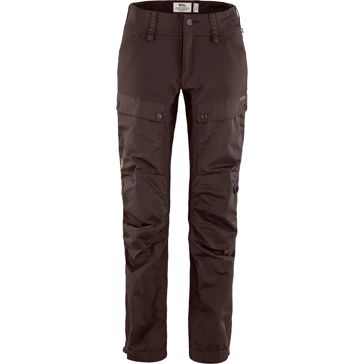 Image of Fjallraven Keb Curved Trouser - Women's Black Oak, US 2/EU 34/Reg