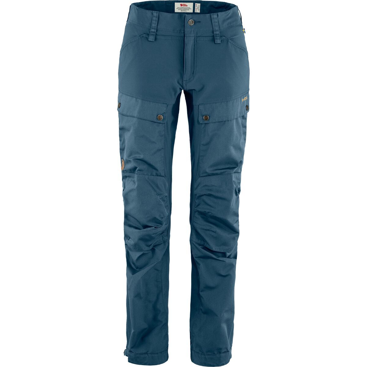 Image of Fjallraven Keb Curved Trouser - Women's Indigo Blue, US 4/EU 36/Reg