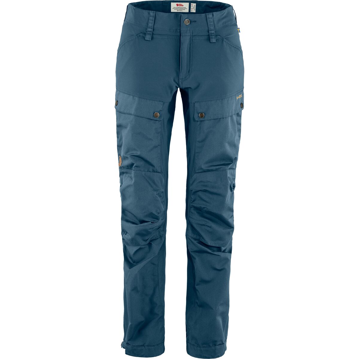 Image of Fjallraven Keb Curved Trouser - Women's Indigo Blue, US 4/EU 36/Reg